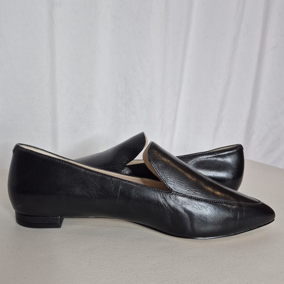 Cole Haan Grand.0S Valantina Loafer Black Leather Pointed Toe Women's Size 9 - Picture 3 of 12